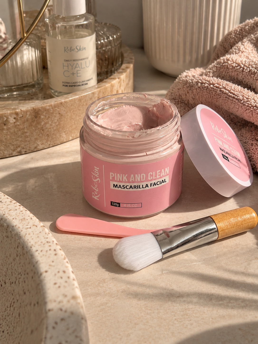 Mascarilla Facial Pink & Clean - Imagen 3