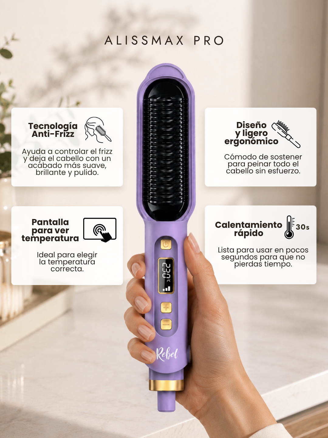 Cepillo Alisador Alissmax™ Pro - Imagen 4