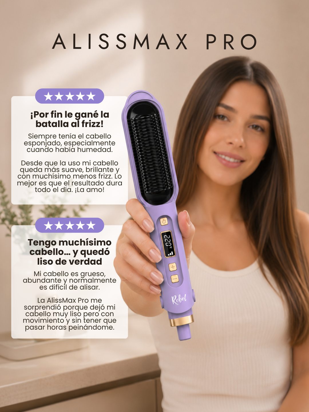 Cepillo Alisador Alissmax™ Pro - Imagen 3